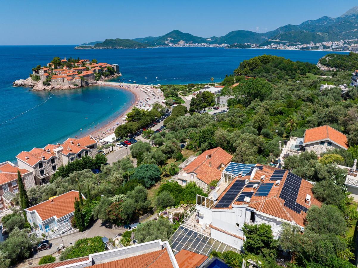 Sun Rose Apartments Sveti Stefan Exterior photo